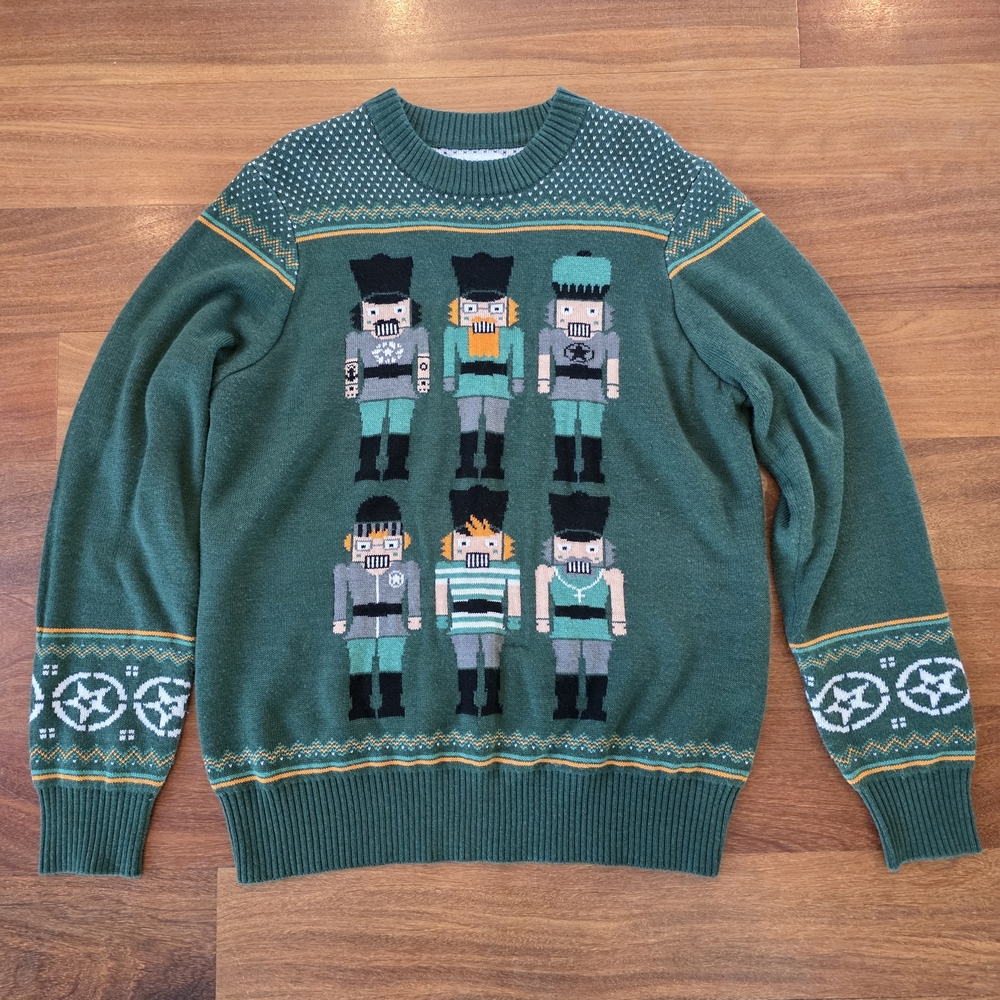Tipsy Elves Green Nutcracker Crewneck Sweater